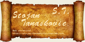 Stojan Tanasković vizit kartica